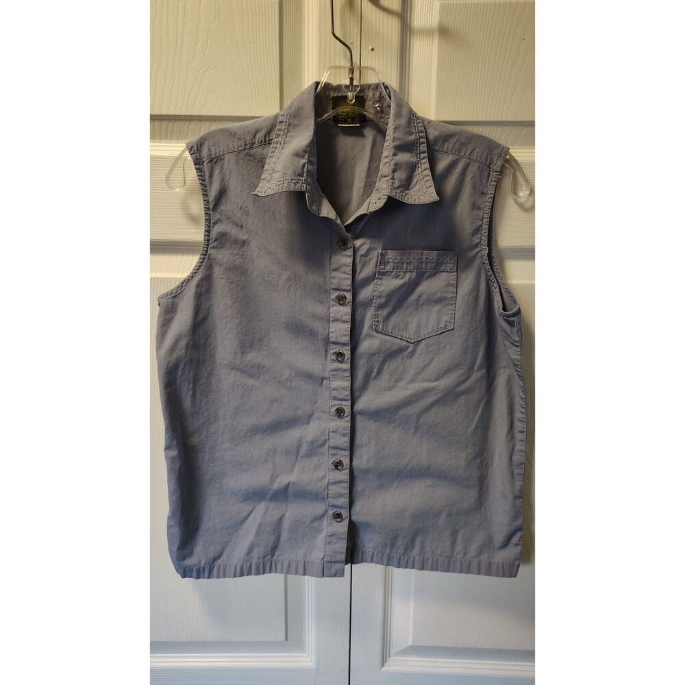 Cabela's Women's Sleeveless Button-Down Trail Shirt, Size Small Regular